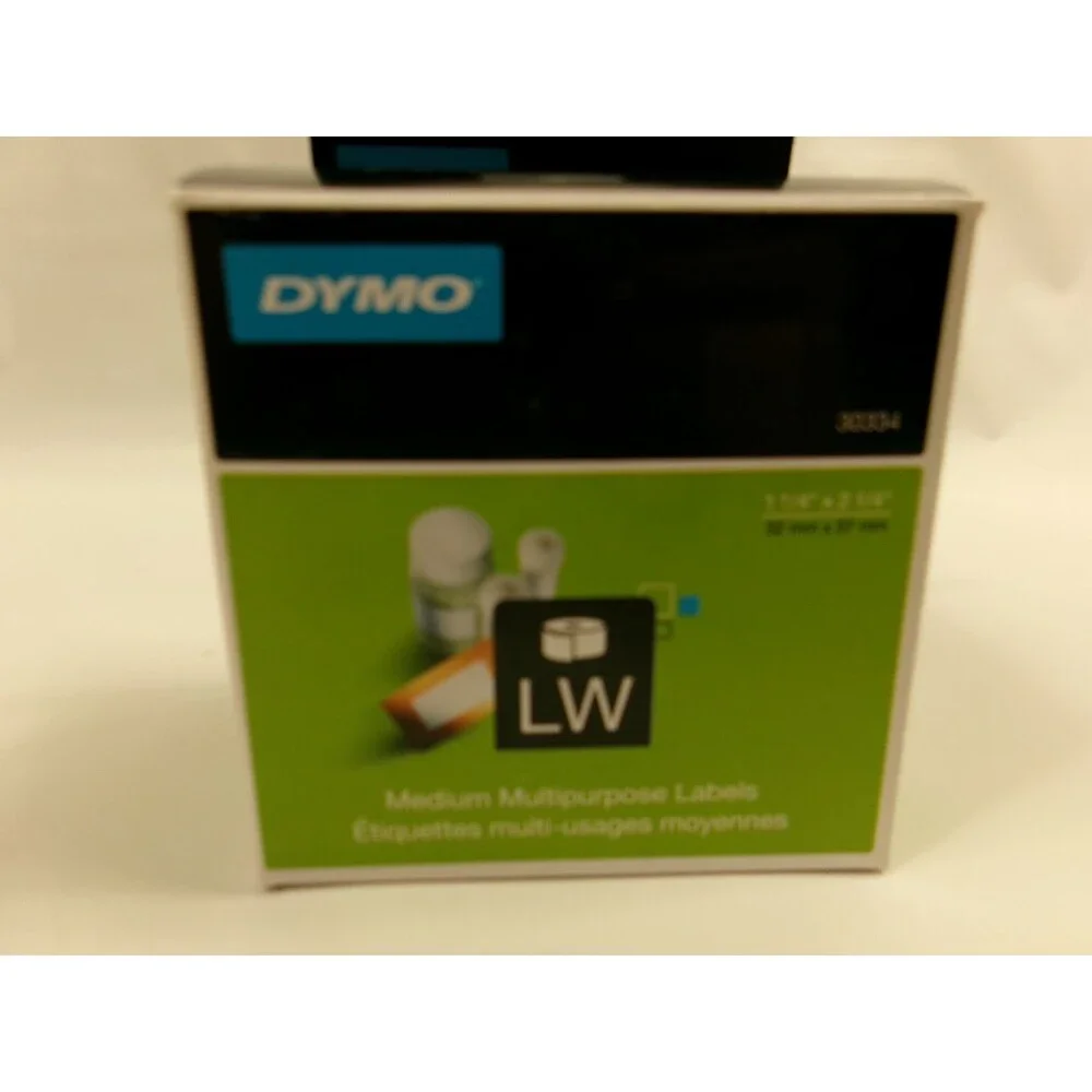 DYMO LabelWriter Address Labels 1 1/4 x 2 1/4 White 1000 Labels Roll 30334 New
